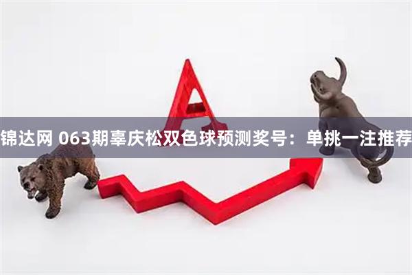 锦达网 063期辜庆松双色球预测奖号：单挑一注推荐