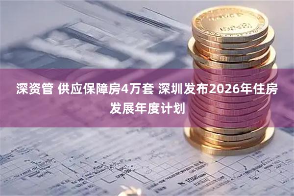 深资管 供应保障房4万套 深圳发布2026年住房发展年度计划